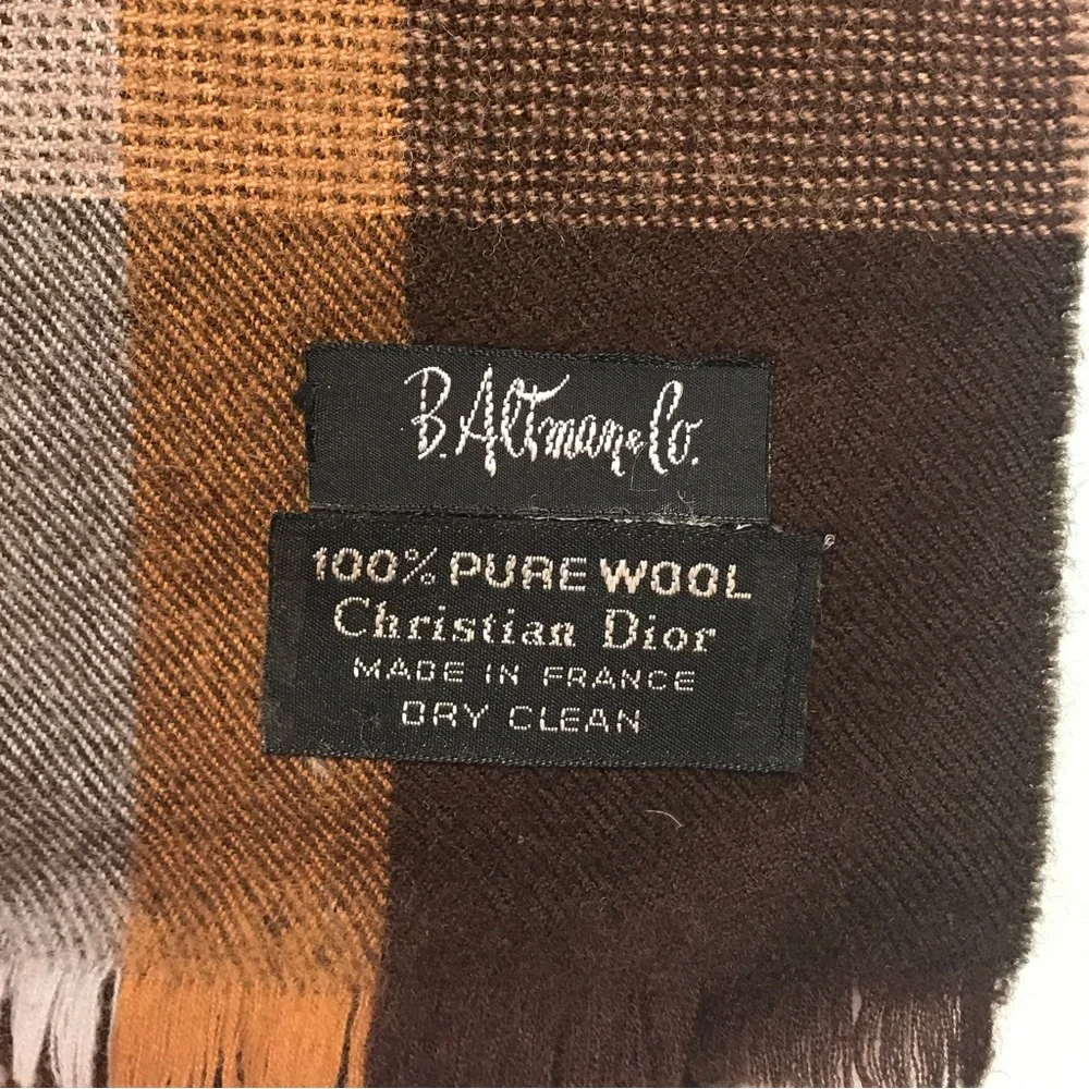 VTG Dior Wool Scarf